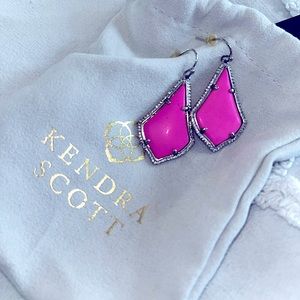 Kendra Scott earrings pink